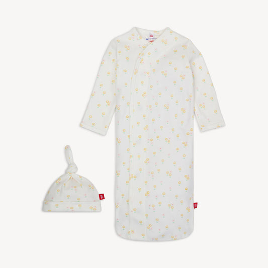 EVANGELINE ORGANIC COTTON GOWN+HAT