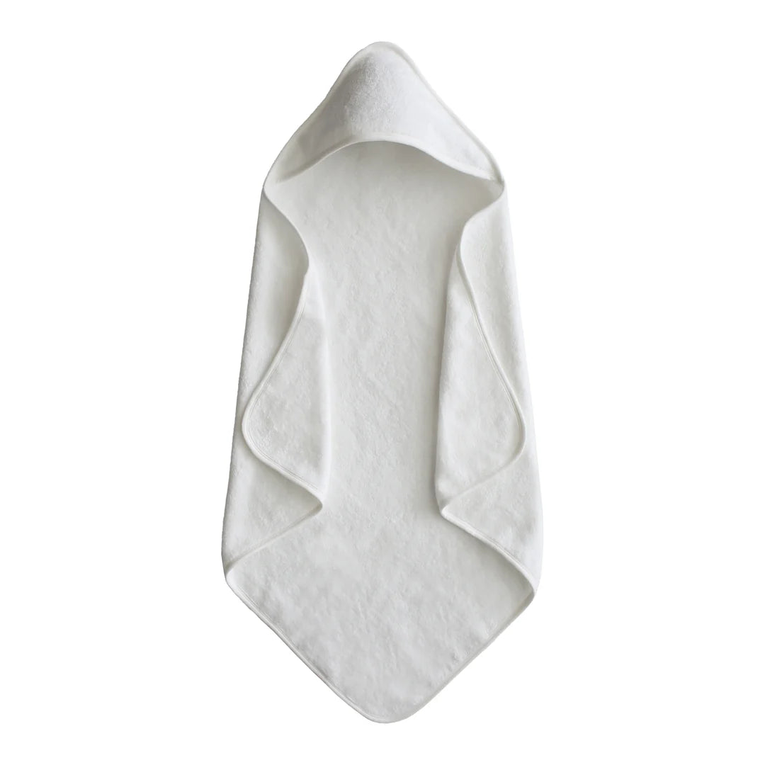Organic Cotton Bath Mitt 2-Pack and Organic Cotton Baby Hooded Towel