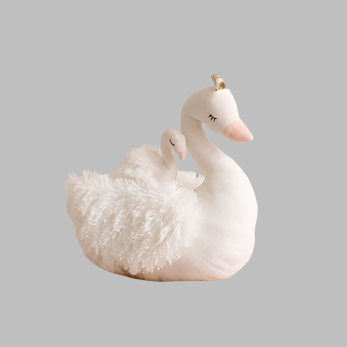 Elegant Baby Swan Mama & Baby