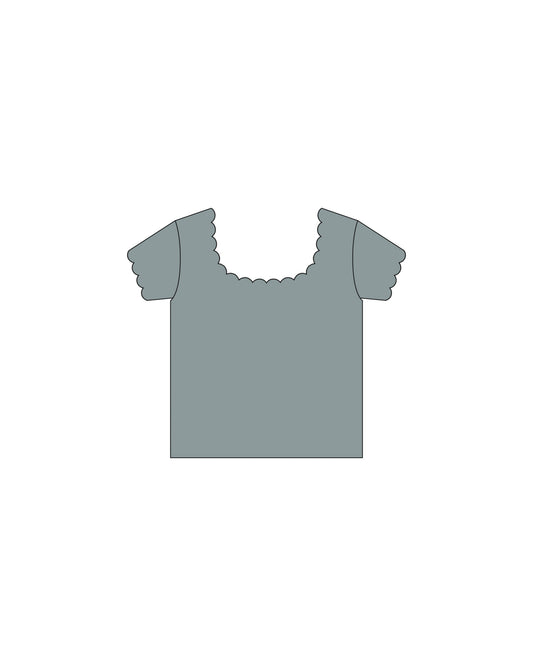 POINTELLE TEE | OCEAN