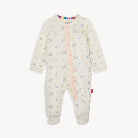 PENGUIN PINTS MODAL FOOTIE W/ RUFFLE
