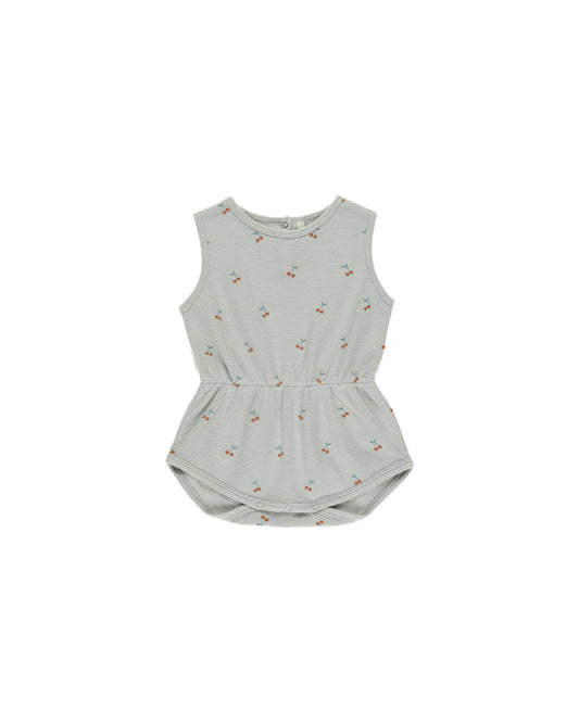 CINCH PLAYSUIT || CHERRIES